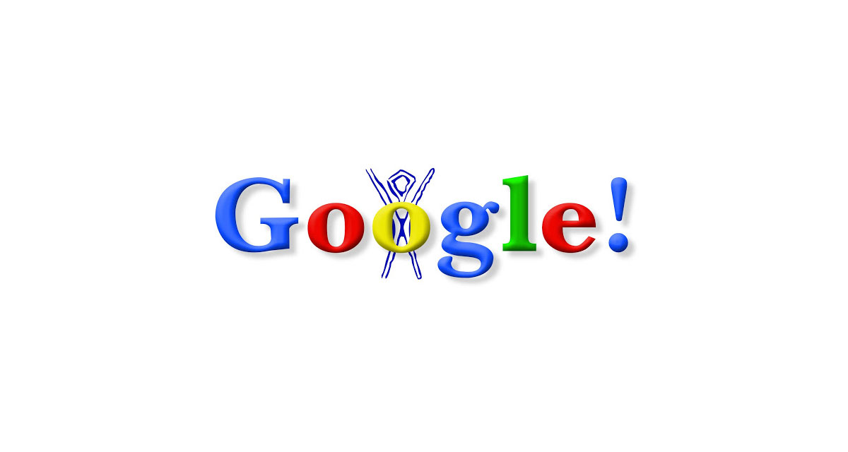 Burning Man doodle from 1998
